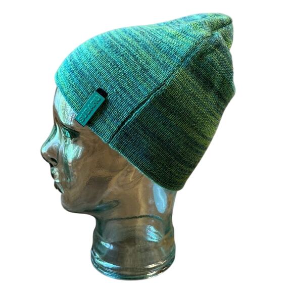 Subaru Official Gear Acrylic Knit Beanie Hat Green Unisex One Size - Picture 2 of 7
